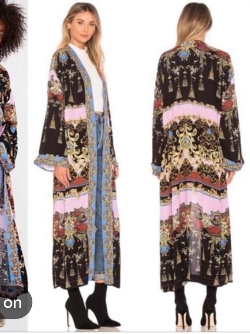 Free People Let’s Dance Kimono Robe Duster Women’s Small